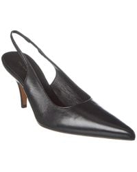 The Row - Sling Point Leather Slingback Pump - Lyst