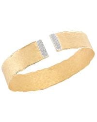 Reiss - 14k 0.37 Ct. Tw. Diamond Cuff Bracelet - Lyst