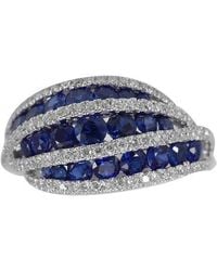 Gregg Ruth - 18K 2.38 Ct. Tw. Diamond & Sapphire Ring - Lyst