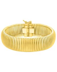 Italian Gold Over Silver - 14K Tubogas Bracelet - Lyst