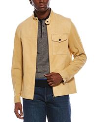 Isaia - Suede Leather Jacket - Lyst