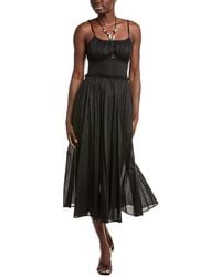 Maje - Halter Neck Midi Dress - Lyst