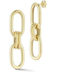 Sphera Milano - 14k Over Silver Link Drop Earrings - Lyst