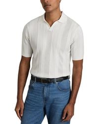 Reiss - Kansas Open Collar Str Sweater - Lyst