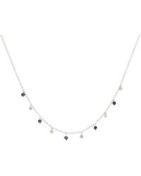 Meira T 14k Diamond & Gemstone Necklace - Metallic