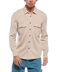 Brunello Cucinelli - Wool, Cashmere, & Silk-Blend Shirt - Lyst