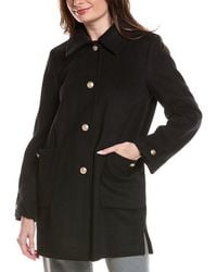 Tahari - Paula Wool-Blend Coat - Lyst