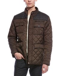 Cole Haan - Diamond Quilt Barn Jacket - Lyst