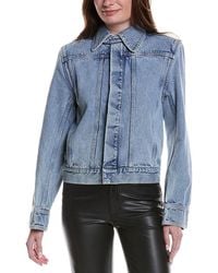 Christopher Esber - Sculptured Corsage Denim Jacket - Lyst