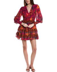 FARM Rio - Tropical Tapestry Mini Dress - Lyst