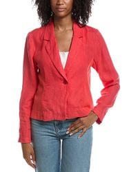 Michael Stars - Pearson Ribbed Mixed Linen Blazer - Lyst