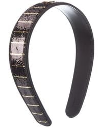 Celine - Striped Sequins Headband - Lyst
