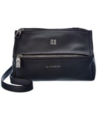 Givenchy Pandora Mini Leather Shoulder Bag - Black