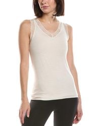 Hanro - Woolen Lace Wool & Silk-Blend Top - Lyst