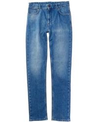 Isaia - Straight Jean - Lyst