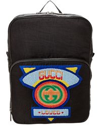 Gucci Medium 80's Logo Backpack - Black