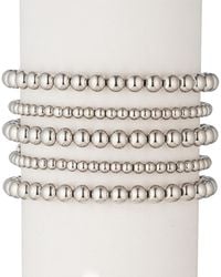 Eye Candy LA - 18k Plated Emma Stretch Bracelet Set - Lyst