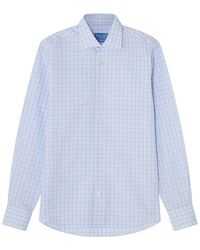 Robert Talbott - Reynolds Check Linen-Blend Shirt - Lyst