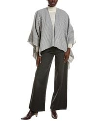 Rag & Bone - Joni Waffle Wool Poncho - Lyst