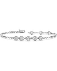 Lab Grown Diamonds - 14K 0.62 Ct. Tw. Lab-Grown Diamond Tennis Bracelet - Lyst