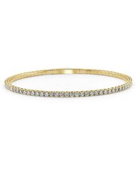 Sabrina Designs - 14k 2.57 Ct. Tw. Diamond Flexible Bangle Bracelet - Lyst