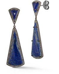 Banji Jewelry - Silver 2.00 Ct. Tw. Diamond Drop Earrings - Lyst