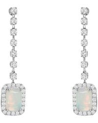 Sabrina Designs - 14K 1.29 Ct. Tw. Diamond & Opal Drop Earrings - Lyst