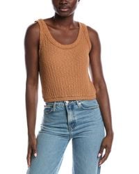 Project Social T - Luca Scoop Neck Textured Tank - Lyst