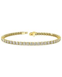 Lab Grown Diamonds - 14K 5.06 Ct. Tw. Lab-Grown Diamond Tennis Bracelet - Lyst