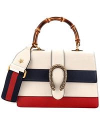 Gucci - Leather Dionysus Bamboo Top Handle Bag Colorblock Medium (Authentic Pre-Loved) - Lyst