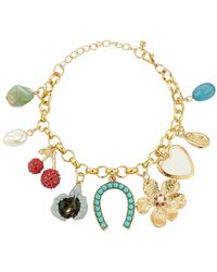 Sphera Milano - Plated 14.5Mm Pearl Cz Bracelet - Lyst