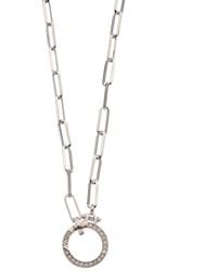 Meshmerise - 18K Over 0.20 Ct. Tw. Diamond Necklace - Lyst