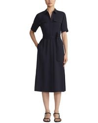 Lafayette 148 New York - Short Sleeve Doha Shirtdress - Lyst