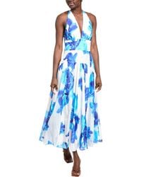 Nicholas - Giulia Silk-Blend Midi Dress - Lyst