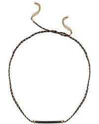 Amorium - 18K Over Cz Braided Choker Necklace - Lyst
