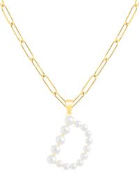 Splendid - 18k Over Silver 3-6mm Pearl Necklace - Lyst