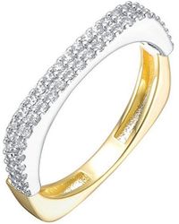 Rachel Glauber - Plated Cz Statement Ring - Lyst