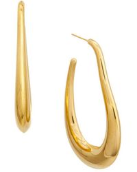 Juvell - 18K Plated Hoop Earrings - Lyst