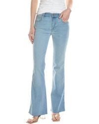 7 For All Mankind - Light Blue Tailorless Bootcut Jean - Lyst