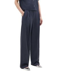 Theory - Double Pleat Wool-blend Pant - Lyst