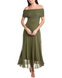 IPPONELLI - Solid Off-Shoulder Maxi Dress - Lyst