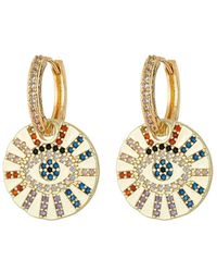 Eye Candy LA - The Luxe Collection Cz Huggy Earrings - Lyst