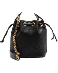 Saint Laurent - Quilted Lambskin Cassandre Small Bucket Bag (Authentic Pre-Loved) - Lyst