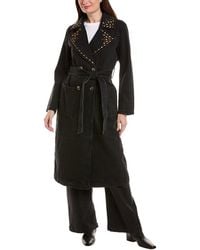Scotch & Soda - Longline Denim Trench Coat - Lyst