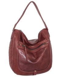 Nino Bossi - Elina Hand-Dyed Vintage Leather Hobo Bag - Lyst