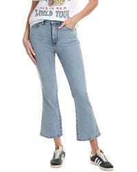 FRAME - Le Cropped Adagio Mini Boot Jean - Lyst