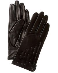 Bruno Magli - Studded Cashmere-lined Leather Glove - Lyst