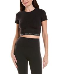 Calvin Klein - Icon Shapewear Short Sleeve Top - Lyst