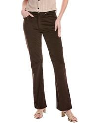 Rag & Bone - Peyton Mid-rise Full Length Dark Brown Bootcut Jean - Lyst