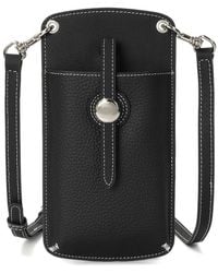 Tiffany & Fred Paris - Grained Leather Phone Bag - Lyst